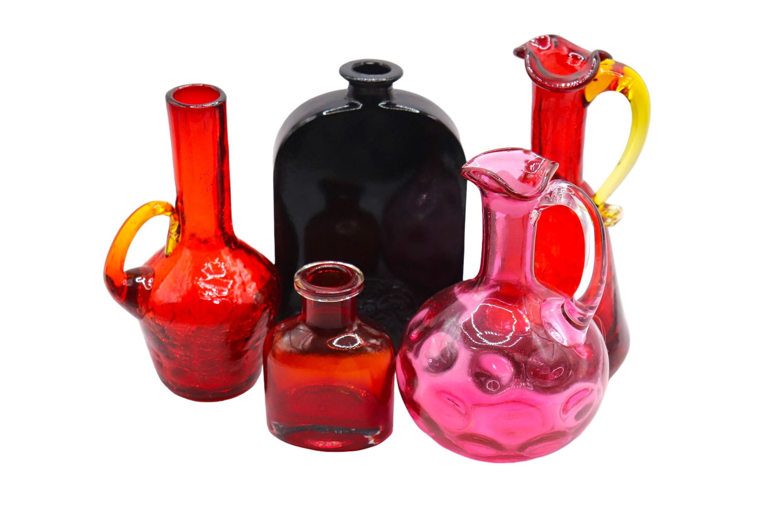 Lot of Assorted Vintage Glass Bottles and Cruets (1 of 6)