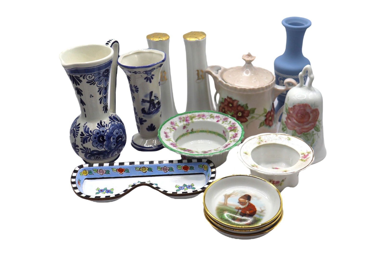 Lot of Assorted Porcelain and Ceramic Decorative Pieces (1 of 11)