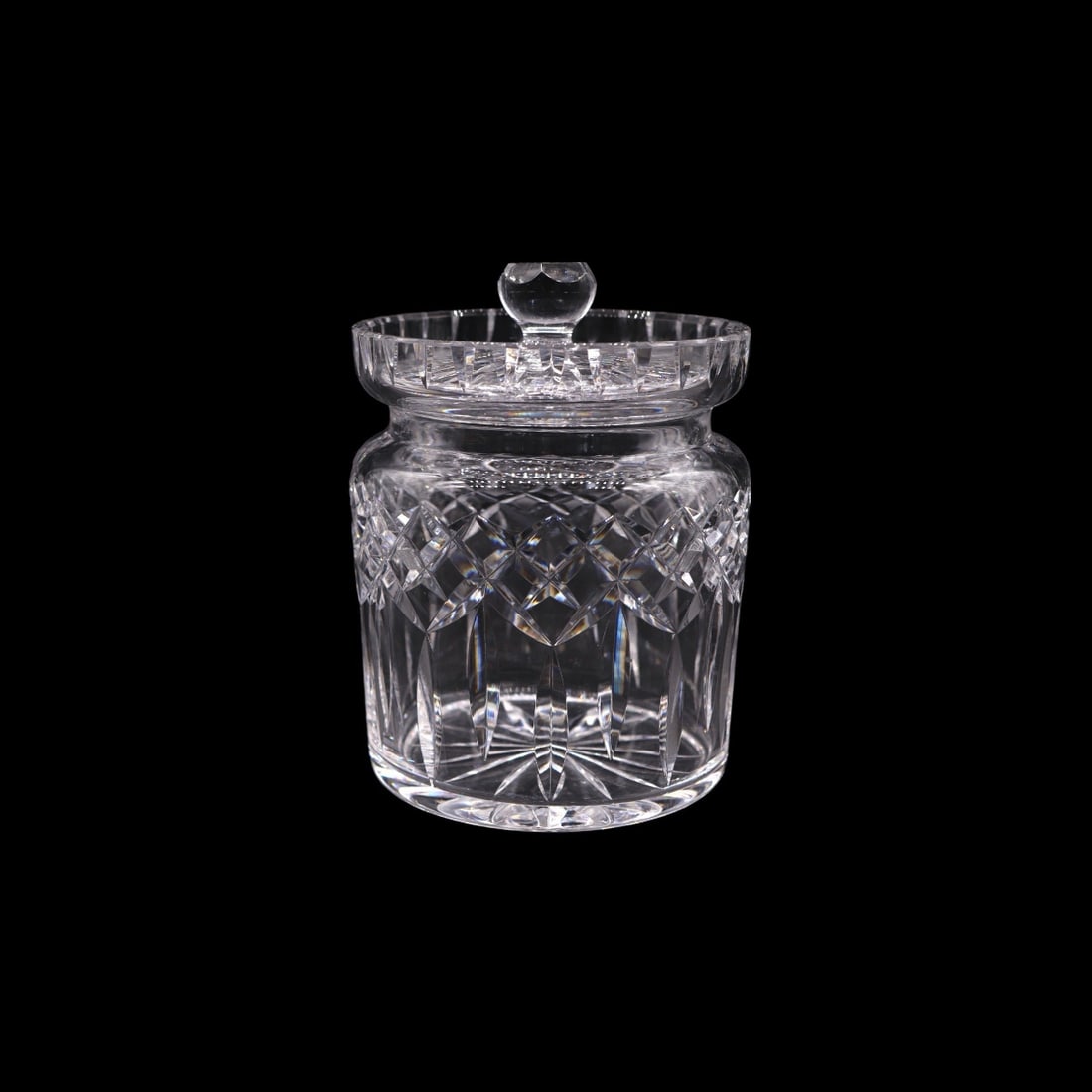 Waterford Crystal “Lismore” Biscuit Jar / Biscuit Barrel (1 of 4)