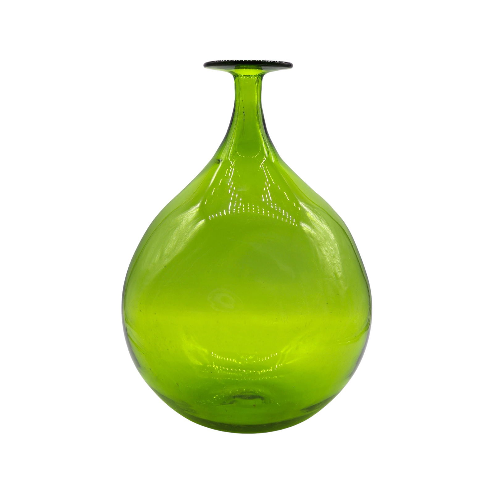 Large Mid-Century Modern Art Glass Vase by Wayne Husted for Blenko Glass (1 of 4)