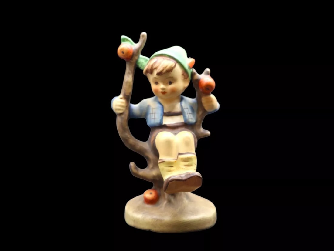 Goebel Hummel Porcelain “Apple Tree Boy” #142 3/0 Figurine - TMK2 (1 of 3)