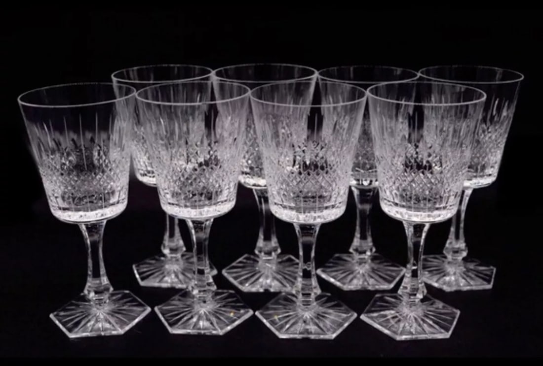 (8) Waterford Style Crystal Sherry Glasses (1 of 4)