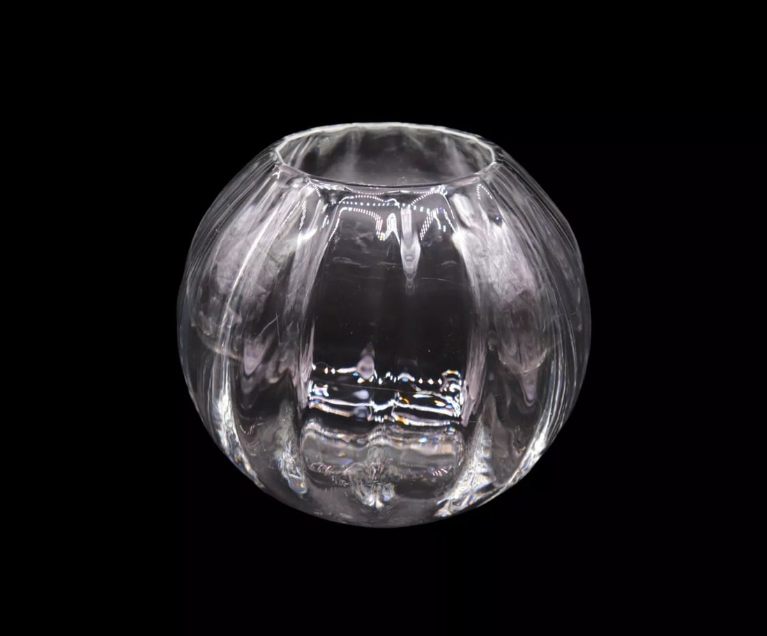 Lenox Glassware “Optika Clear” 7” Inch Rose Bowl (1 of 2)