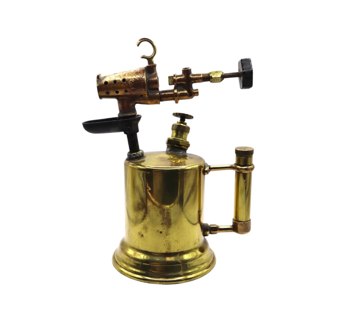 Antique Collectible Clayton & Lambert Co. Brass Hand Blowtorch (1 of 3)