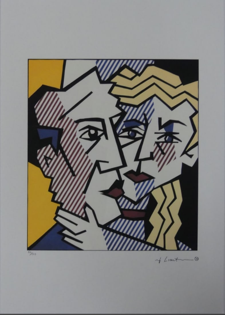 Authentic Roy Lichtenstein “The Couple” Numbered Lithograph (1 of 6)