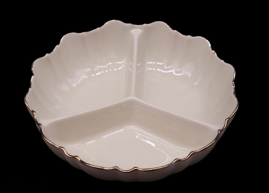 Lenox Symphony Pattern Three Part Relish Dish / Divided Serving Dish (1 of 2)
