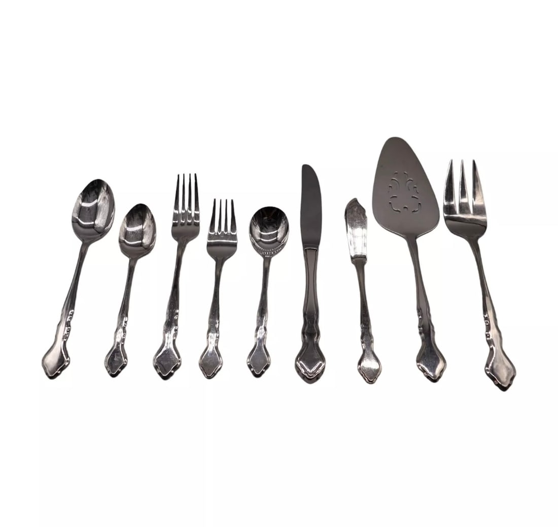 (41) MDS Japan “MDJ1” 41 Piece Silverplate Flatware Set - Serves 5 (1 of 3)