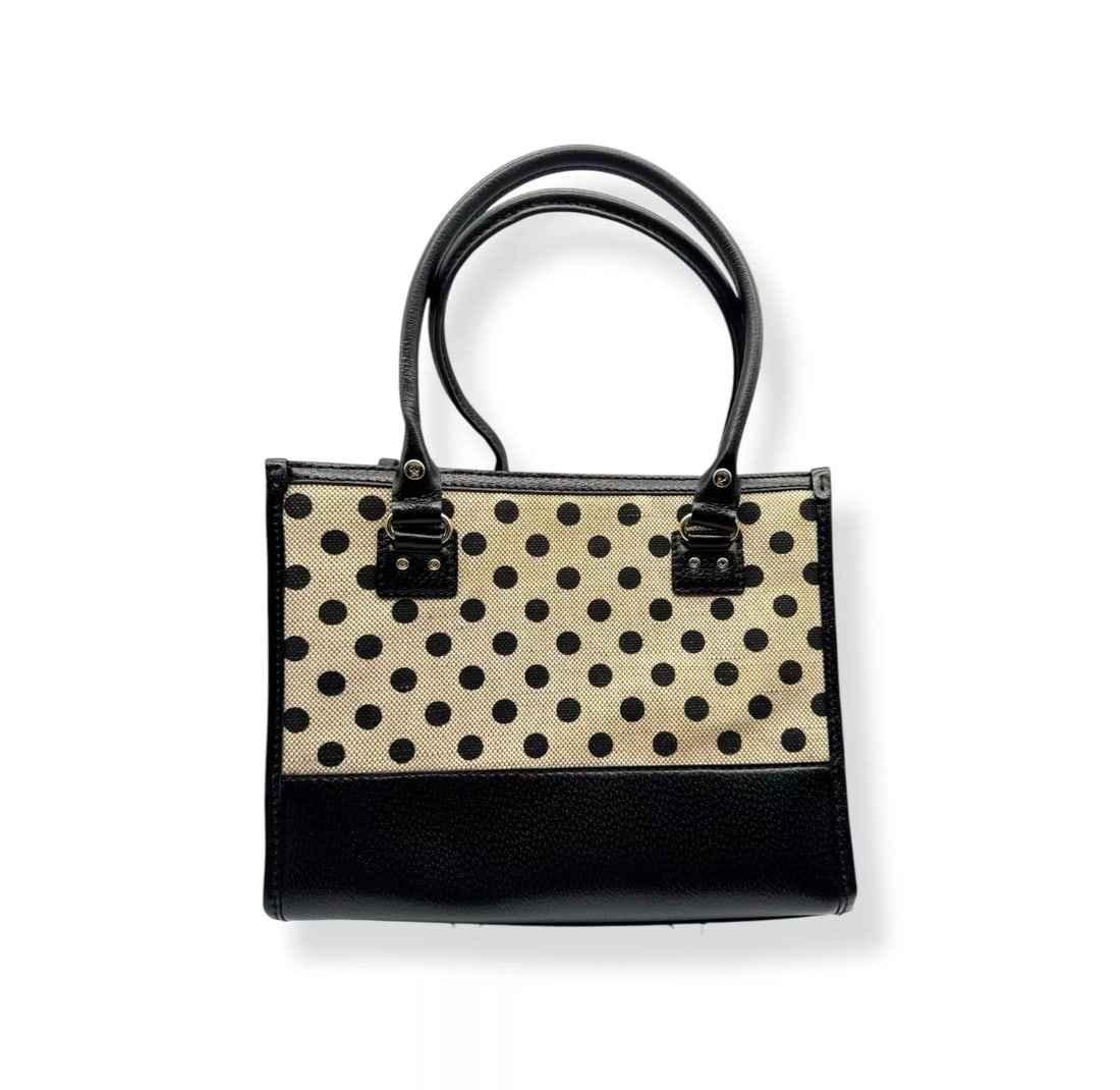 Pre-Owned Kate Spade New York Belltown Quinn Polka Dot Tote Handbag w/ Dust Bag (1 of 4)
