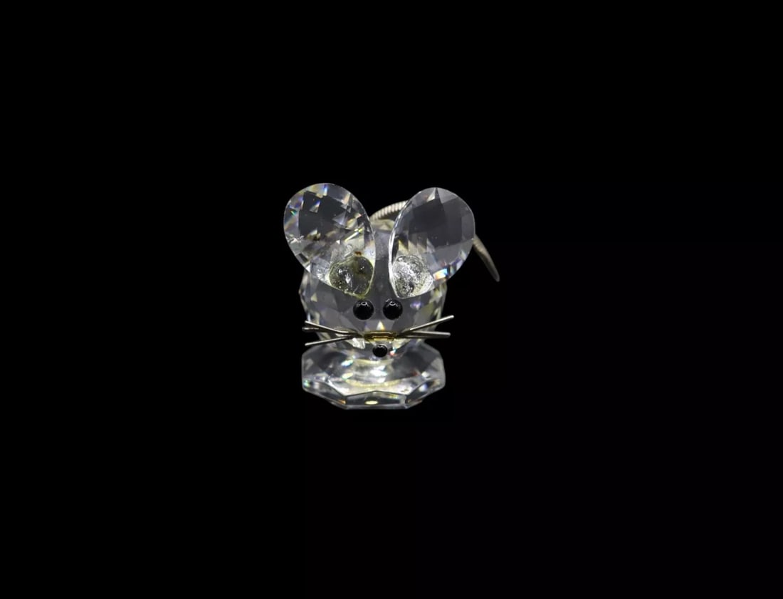 Swarovski Crystal “In a Summer Meadow” Collection - Small Mouse Figurine (Var 3) (1 of 3)