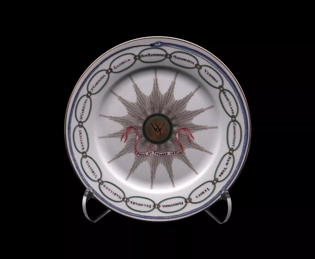 Woodmere George Washington Salad/Dessert Plate with Original Box (1 of 3)