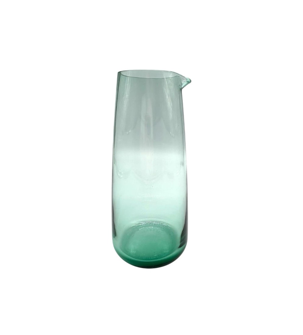 IKEA Intagande Sea Foam Green Tapered Glass Carafe Pitcher (1 of 3)