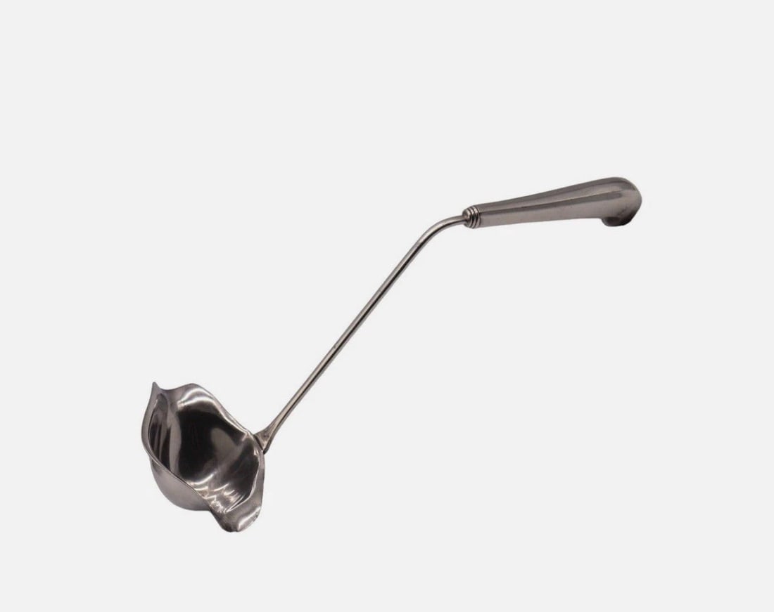 Vintage Double Spout Silver Plate Large Ladle (1 of 3)