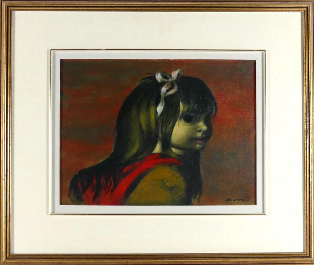 William Arthur Winter : Untitled Portrait of a Girl (1 of 3)