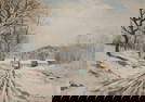 Geza Gordon Marich: Winter Landscape Signed