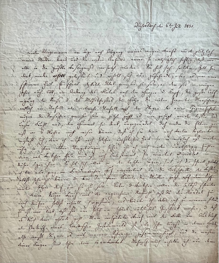 Lengthy & Charming Mendelssohn ALS Also Signed by His Sister and Father (1 of 3)