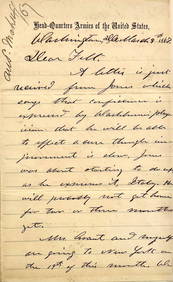 Fine U. S. Grant ALS as General of the Army (1 of 3)