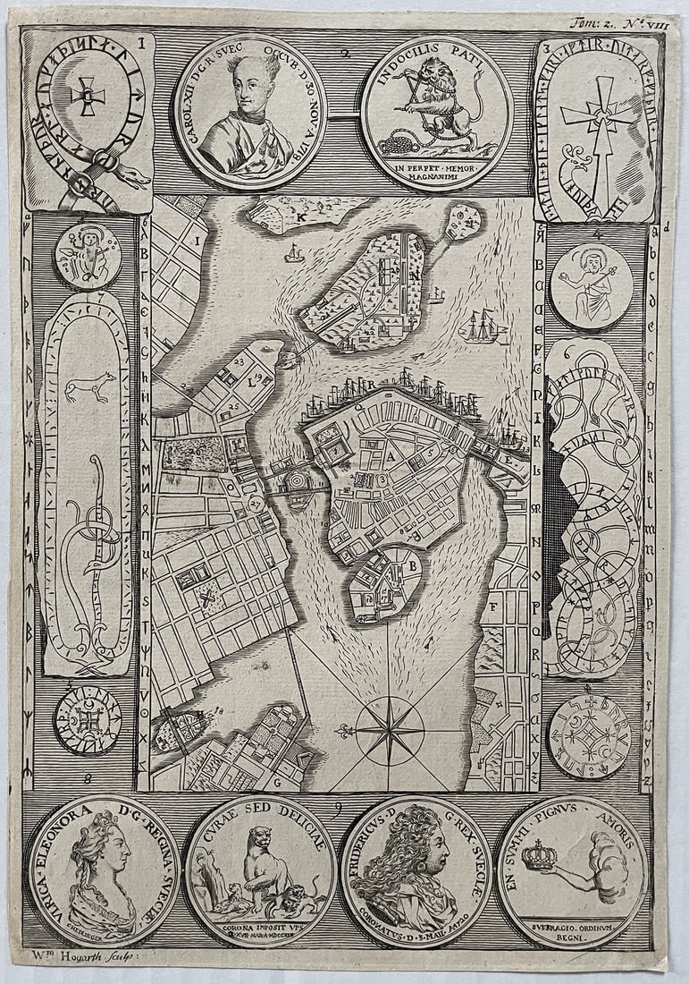 <b>Stockholm Map La Mottraye </b> (1 of 1)