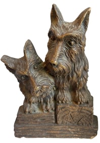 <b>Orna Wood Scottie Bookends</b> 