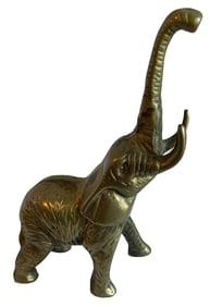 <b>Solid Brass Elephant Figurine</b> 