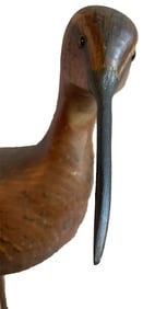 <b>Long Billed Dowitcher Wood Carving</b> 