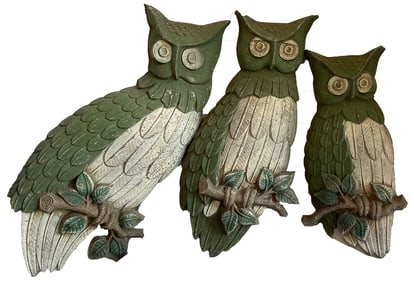 <b>Vintage Wall Owl Set</b> 