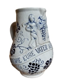 Vintage Stoneware Creamer Pitcher