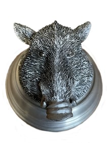 Wild Boar Glass Beer Stein