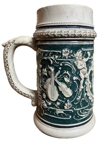 Antique German Stoneware Beer Stein