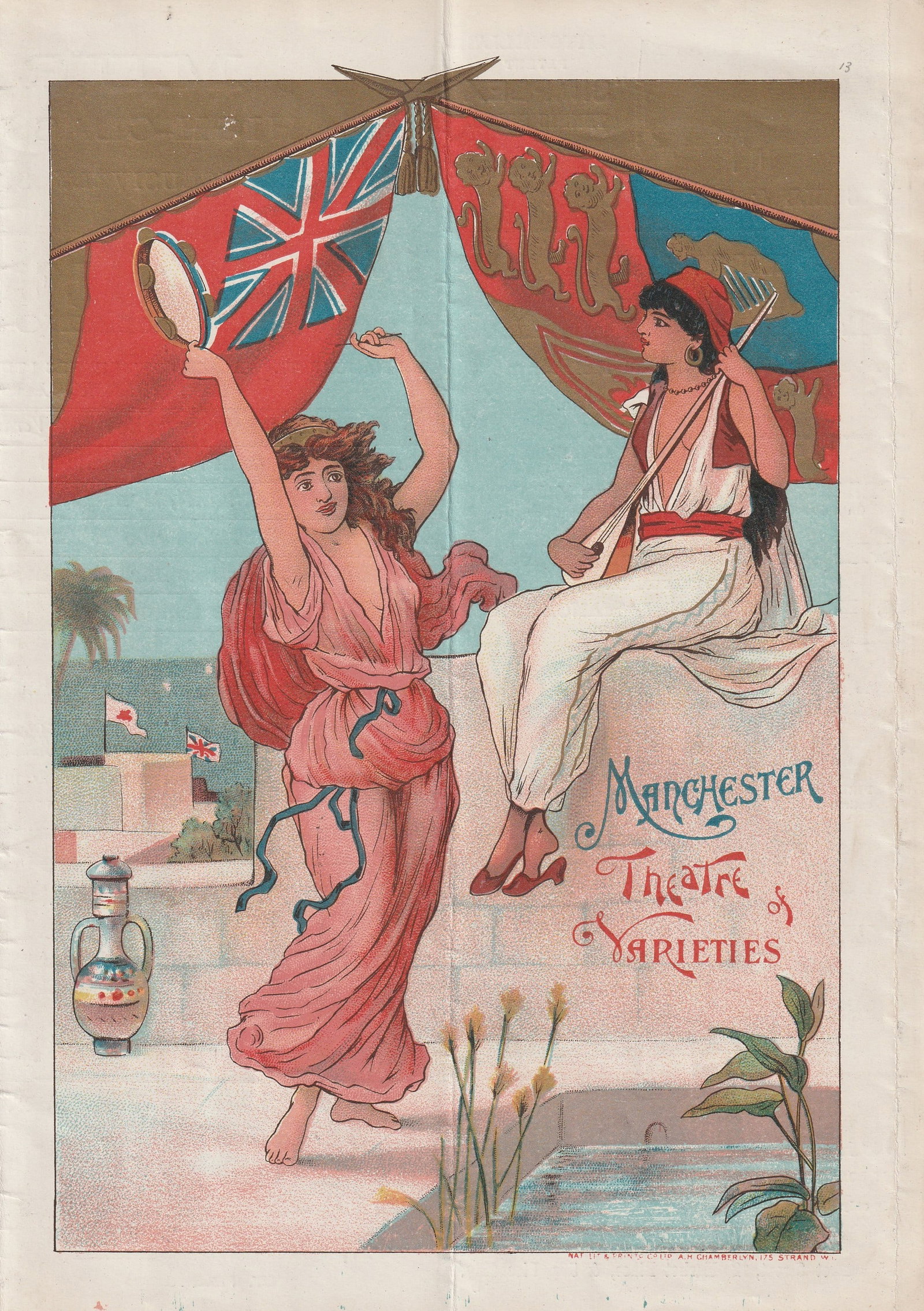 Hertz, Carl.  Magician Program -1891 (1 of 2)