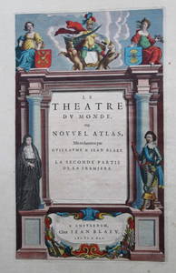 Novus Atlas - title page by Jean Blaeu 1645