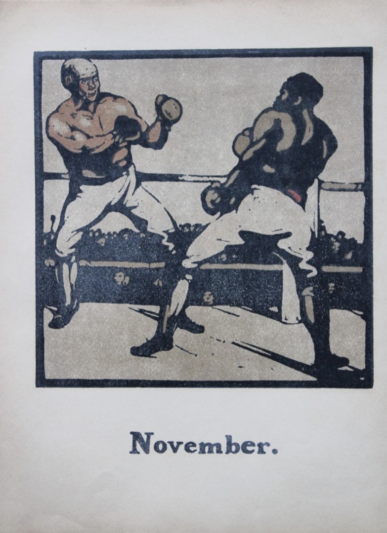 November - Boxing by William Nicholson 1898 (1 of 2)