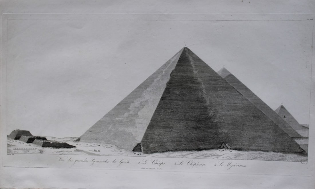Pyramides de Gizeh by Vivant Denon 1807 (1 of 2)