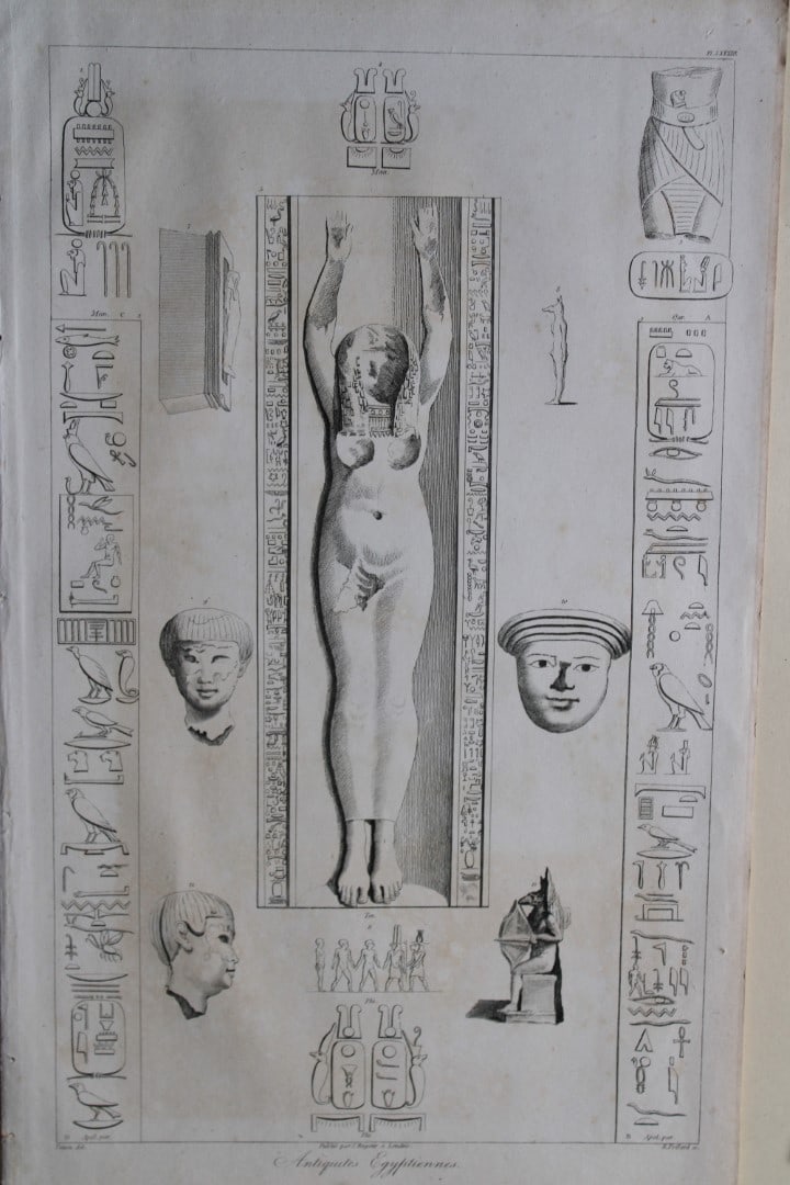 Antiquites Egyptiennes by Vivant Denon 1807 (1 of 2)