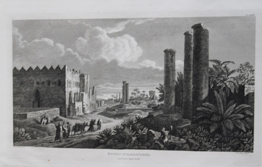 Ruines d'Alexandree by Vivant Denon 1807 (1 of 2)