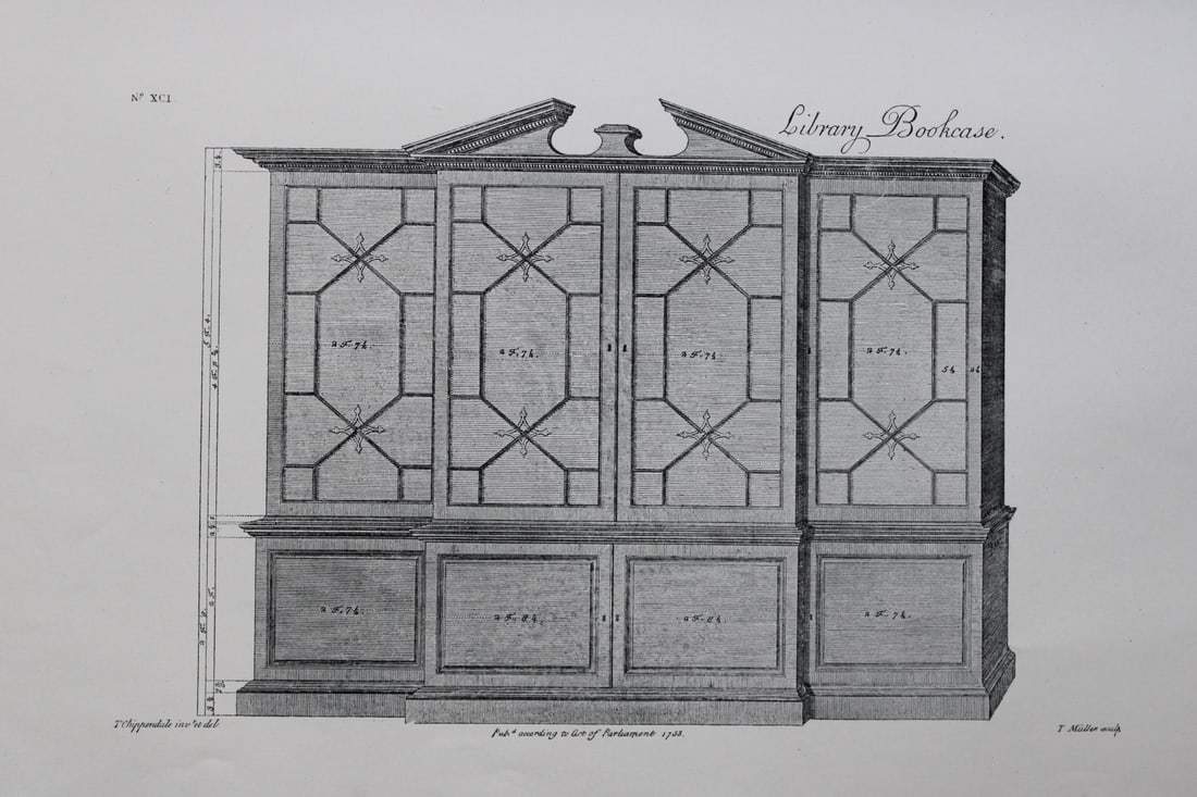 Library Bookcase by Thomas Chippendale 1762 (1 of 1)