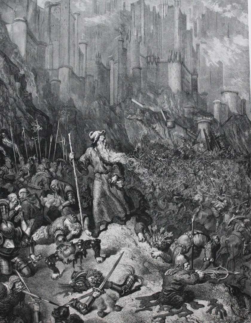 Gustave Dore -  Original engraving from The Wandering Jew 1857 (1 of 2)