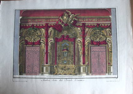 Paul Decker - Rare engraving Pl 29 Another side of Parade Chamber 1711