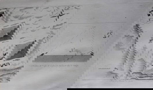 Baron Dominique Vivant Denon - Plan of the Pyramids of Giza 1807: This is plate 60 from the Voyage dans la Basse et la Haute-Egypte pendant les campagnes du General Bonaparte by Dominique Vivant Denon. Published by Samuel Bagster, London 1807.The full details of the