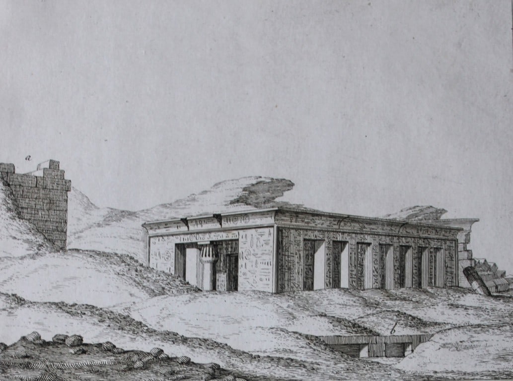 Capt. FL Norden - 4 folio engravings of ancient sites in Egypt 1792 (1 of 4)