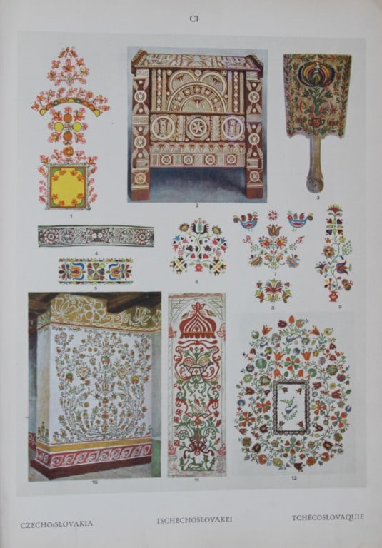 Helmuth Bossert - 3 Austrian and Czech Folk Art plates 1924 (1 of 3)