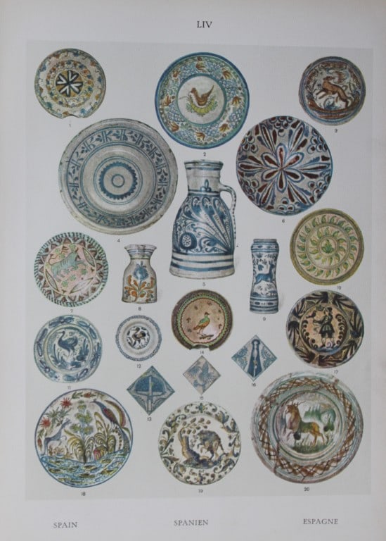 Helmuth Bossert - 3 Spanish Folk Art plates 1924 (1 of 3)