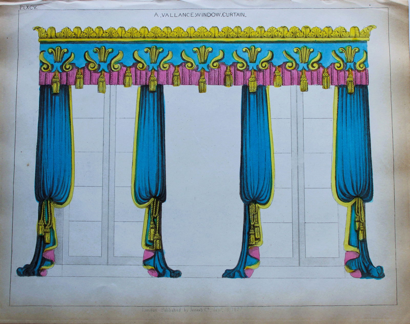 George Smith - The Cabinet Maker & Upholsterer's Guide engraving  1828 (1 of 1)