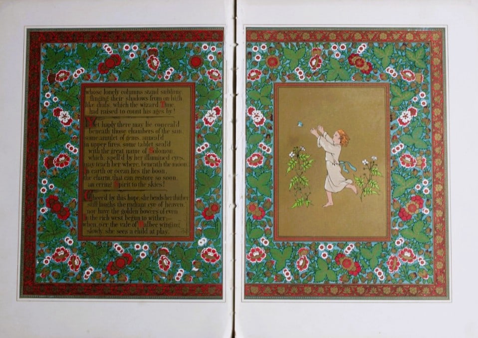 Owen Jones - 2 complementary chromolithographs 1860 (1 of 3)