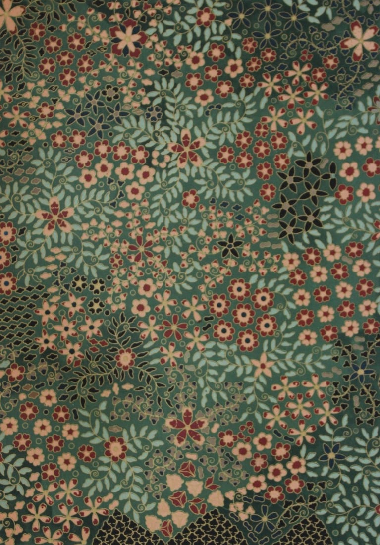 George A Audsley - The Ornamental Arts of Japan 1882: This beautiful chromolithographic print is from The Ornamental Arts of Japan by George Ashdown Audsley. 1st edition, published by Sampson Low, Marston, Searle, & Rivington, London 1882-4, This grand w
