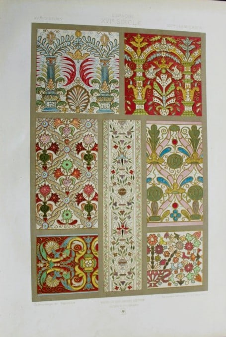Dupont-Auberville - 2 prints of decorative art 1881. (1 of 2)