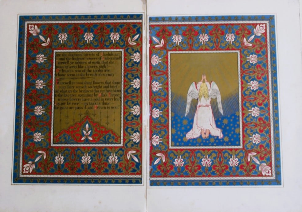 Owen Jones - 2 complementary chromolithographs 1860 (1 of 3)