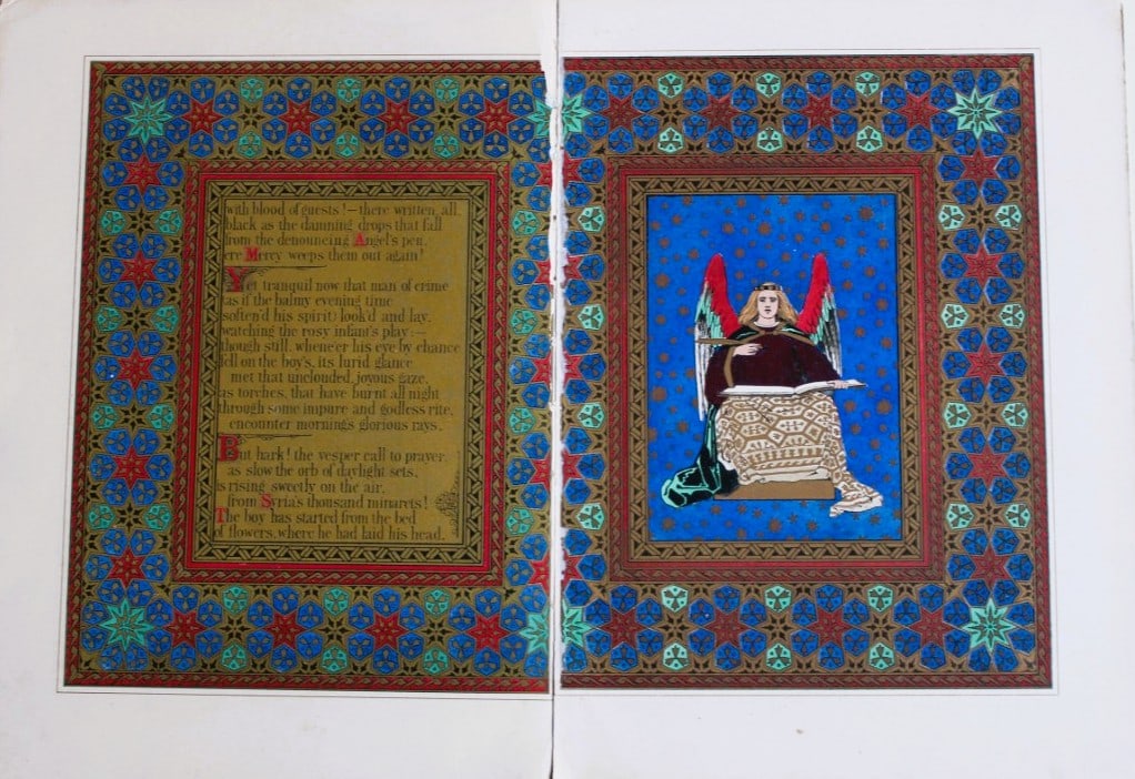 Owen Jones - 2 complementary chromolithographs 1860 (1 of 3)