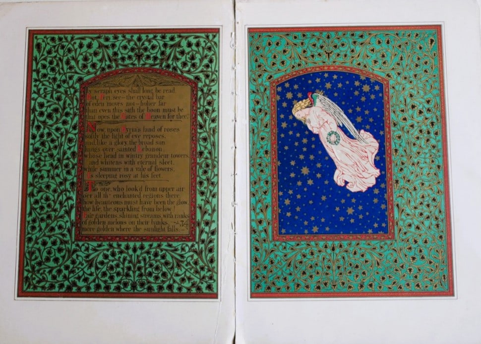 Owen Jones - 2 complementary chromolithographs 1860 (1 of 3)