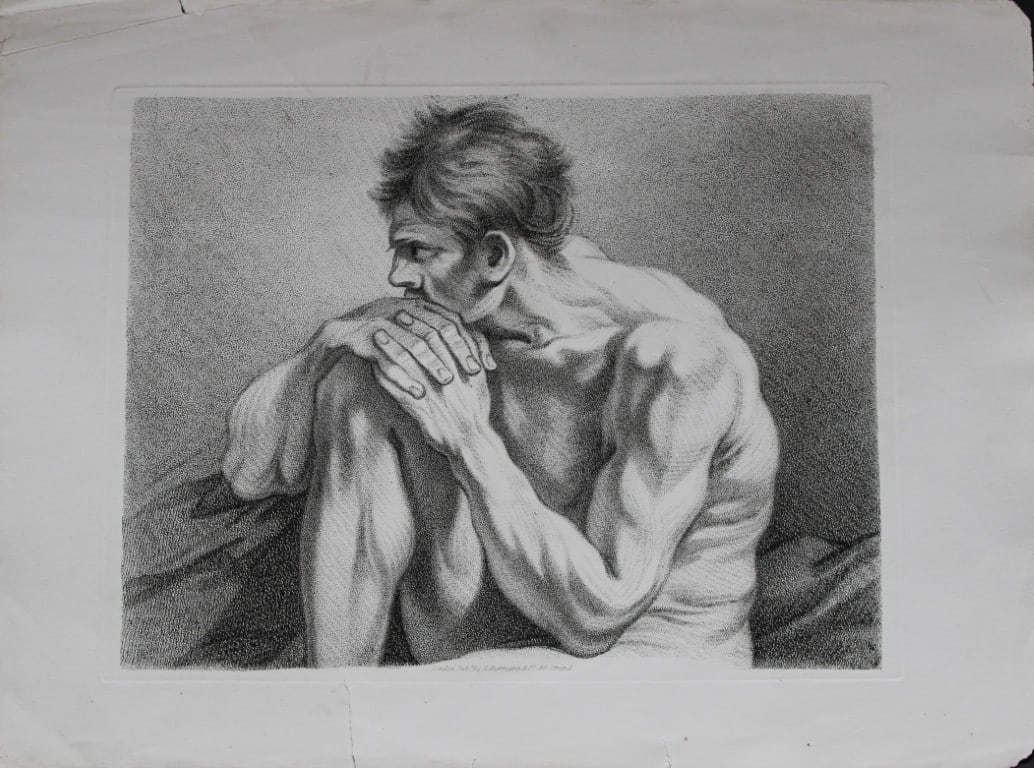 F Bartolozzi and GB Cipriani - Original engraving  1796 (1 of 2)