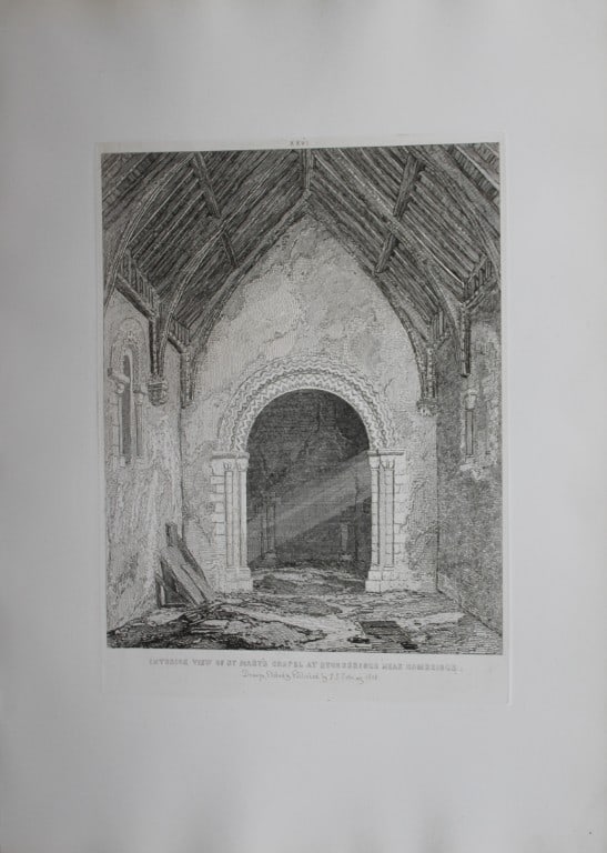 John Sell Cotman - Interior of St Mary's Chapel, Cambridgeshire 1838: Specimens of Architectural Remains in the Counties of York, Cambridge, Suffolk, Lincoln, Essex and North Wales by John Sell Cotman. Published in London by HG Bohn in 1838A series of etchings illustrat